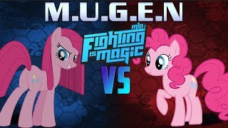 Mugen Fighting Is Magic Pinkamena VS Pinkie Pie [upl. by Onilecram]