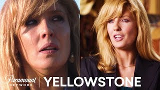 In Depth Look Kelly Reilly on Beth Dutton Holding Her Own  Yellowstone [upl. by Ahsatsana]