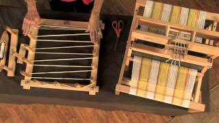 Weaving on the Schacht Table Loom [upl. by Eirrac390]