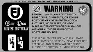 Fair Use Disclaimer  Copyright Disclaimer Warning Music [upl. by Joseph425]