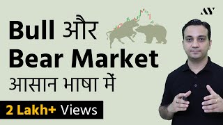 Bull Market amp Bear Market  Explained in Hindi [upl. by Haodnanehs866]