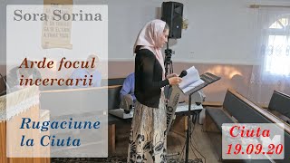 Sora Sorina Cozma  Arde focul încercării Ciuta 19092020 [upl. by Cates]