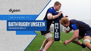 BATH RUGBY UNSEEN  Defensive drills [upl. by Leivad]