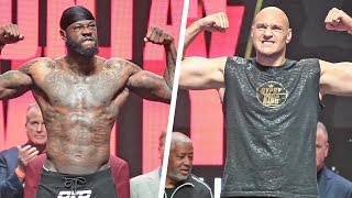 Deontay Wilder vs Tyson Fury II • FULL WEIGH IN amp FACE OFF • Heavyweight Championship Boxing [upl. by Nabatse]