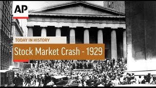 US Stock Market Crash  1929  Today in History  29 Oct 16 [upl. by Nancy]