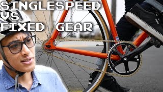 Singlespeed vs Fixed Gear Bikes [upl. by Gensmer]