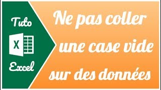 Comment ne pas coller les cases vides sur Excel [upl. by Yrod523]