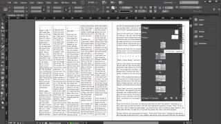 Placing and Flowing Text in InDesign Tutorial [upl. by Ayit]