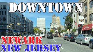 Newark  New Jersey  4K Downtown Drive [upl. by Rachel]