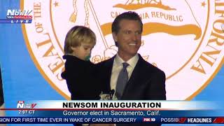 FULL INAUGURAL SPEECH California GovernorElect Gavin Newsom FNN [upl. by Eitak]