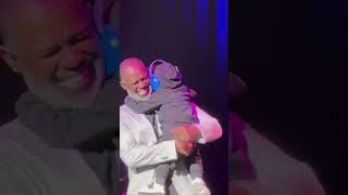 BRIAN MCKNIGHT JRS debut with DADDY [upl. by Ruosnam]