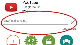 How to fix Download Pending Error in Google play store [upl. by Michael]