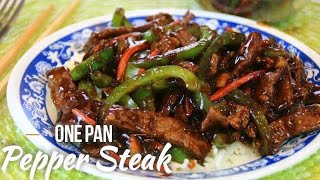 One Pan Pepper Steak in 30 Minutes [upl. by Geralda442]