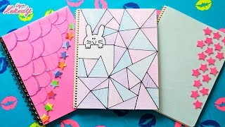 DECORA TUS CUADERNOS MUY FACIL ♡ ♡ ♡ [upl. by Eneliak699]