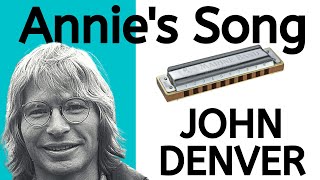 Beginner Harmonica Songbook Lesson 14 Annies Song by John Denver [upl. by Ezmeralda]