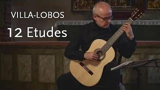 12 Etudes • VillaLobos • Andrzej Wilkus [upl. by Llekcor]