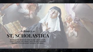 Saint Scholastica  Life Story [upl. by Hillell]