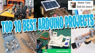 Top 10 Best Arduino Projects  Maker Tutor [upl. by Acirrej]