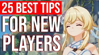 Genshin Impact Beginners Guide 25 Tips for New  Returning Players [upl. by Dleifrag]