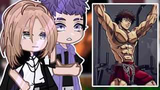 Tokyo Revengers React to Baki Hanama  Gacha Club [upl. by Ereveniug]