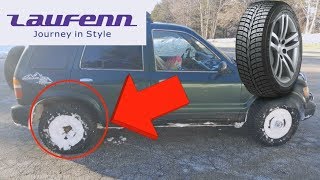 Kia Sportage With LAUFENN Tires MS FIT ICE on Snow 2018 [upl. by Laurin]