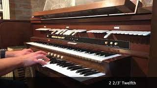 Baldwin Organ model 632  Full Tour [upl. by Aloap]