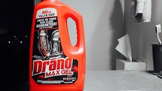 Drano Max Gel Review amp Demo [upl. by Letnahc]