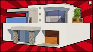 TUTO GRANDE MAISON MODERNE FACILE À FAIRE  Minecraft [upl. by Aihsakal]