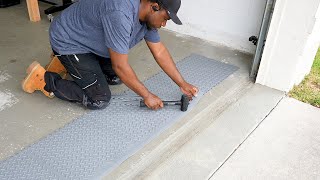 How I upgraded my garage floor HUGE Difference [upl. by Iteerp]