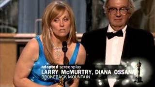 Brokeback Mountain Wins Adapted Screenplay 2006 Oscars [upl. by Ennylhsa605]