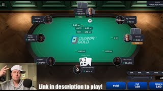 PLAYING ONLINE POKER LIVE GIVING EVERYTHING AWAY [upl. by Kano]