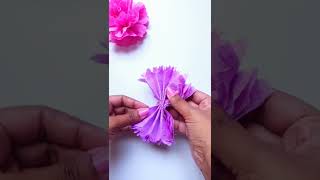 DIY Tissue Paper Flower Tutorial [upl. by Shaum289]