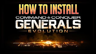 How to Install Generals Evolution  RA3 Mod [upl. by Nahum744]