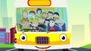 The Wheels On The bus  Nursery Rhymes For Kids [upl. by Marceau]