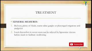 Acute Pharyngitis  Etiology  Diagnosis  Treatment  ENT [upl. by Beedon]