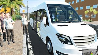 Tourist Bus Simulator  NEW Mercedes Sprinter W906 Shuttle Bus 4K [upl. by Ridinger880]