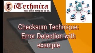 12 Checksum Error Detection with example [upl. by Eiramllij]