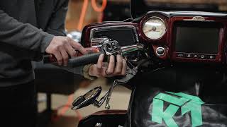 20182023 Indian RoadmasterChieftain Handlebar Install  Indian Motorcycle Handlebars [upl. by Drusy]