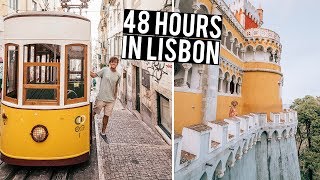 48 Hours in Lisbon Portugal  Everything to See amp Do [upl. by Yrocaj]