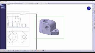 CATIA V56 Drafting 1 [upl. by Yanal961]