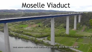 GERMANY Moselle Viaduct  bridge over river Mosel [upl. by Cahan866]