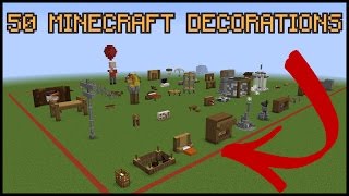 50 Minecraft Decoration Ideas [upl. by Leahplar]