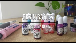 Resin Basics  How To Colour Resin  Seriously Creative Resin Tutorial [upl. by Adiuqal]