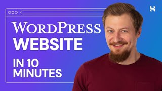 How to Create a WordPress Website in 10 Minutes Using Hostinger [upl. by Asilem]