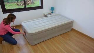 Matelas Gonflable Intex Ultra Plush Fiber Tech  64456 [upl. by Nivled]