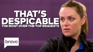 The Most OvertheTop Requests in Below Deck History  Bravo [upl. by Burhans]