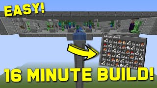 Minecraft Mob Farm 118 117  How to Make a Simple Cheap amp Easy Mob Farm 117 Tutorial [upl. by Anitsyrk]