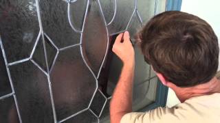 How to repair leaded glass window [upl. by Sayres]