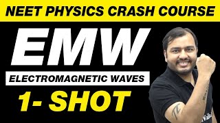 ELECTROMAGNETIC WAVE  EMW in One Shot  All Concepts amp PYQs  NEET Physics Crash Course [upl. by Balbur197]