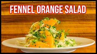 Fennel and Orange Salad  Fennel salad recipe [upl. by Namajneb]